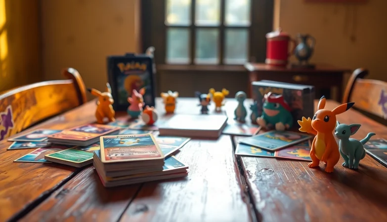 Explore a collection of real pokemon cards in India displayed beautifully on a wooden table.