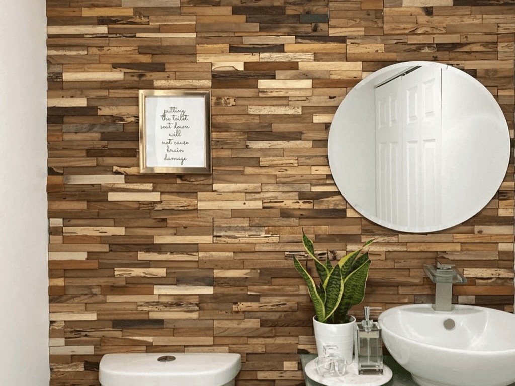 Affordable Luxury Design Using Peel & Stick Wall Planks